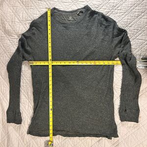 AG Adriano Goldschmied Men's Charcoal Gray Stretch Crewneck Sweater Medium NWOT